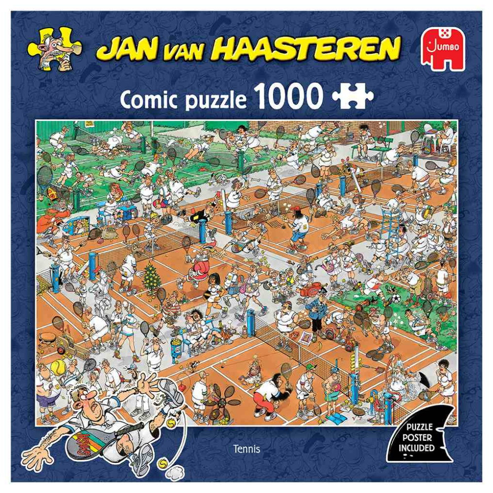 Jan van Haasteren Palapeli: Tennis 1000 Palaa