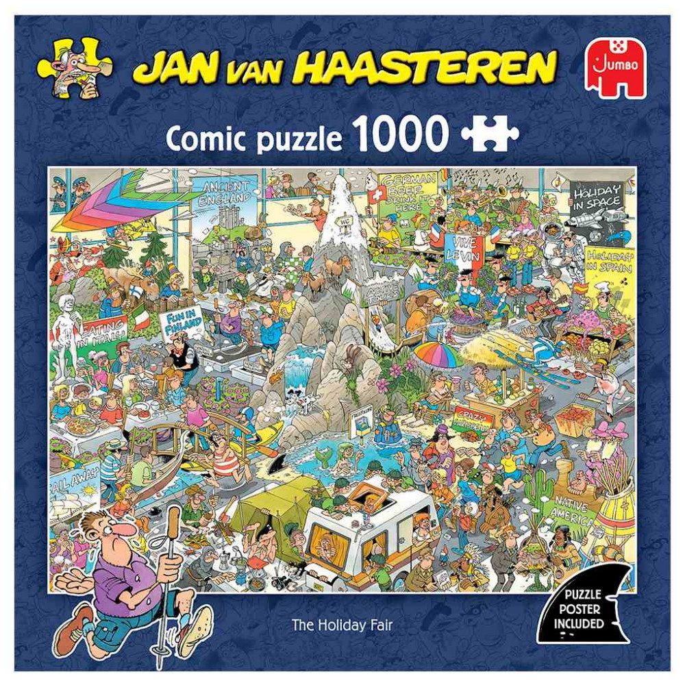 Jan van Haasteren Palapeli: The Holiday Fair 1000 Palaa