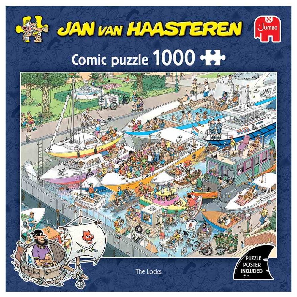 Jan van Haasteren Palapeli: The Locks 1000 Palaa