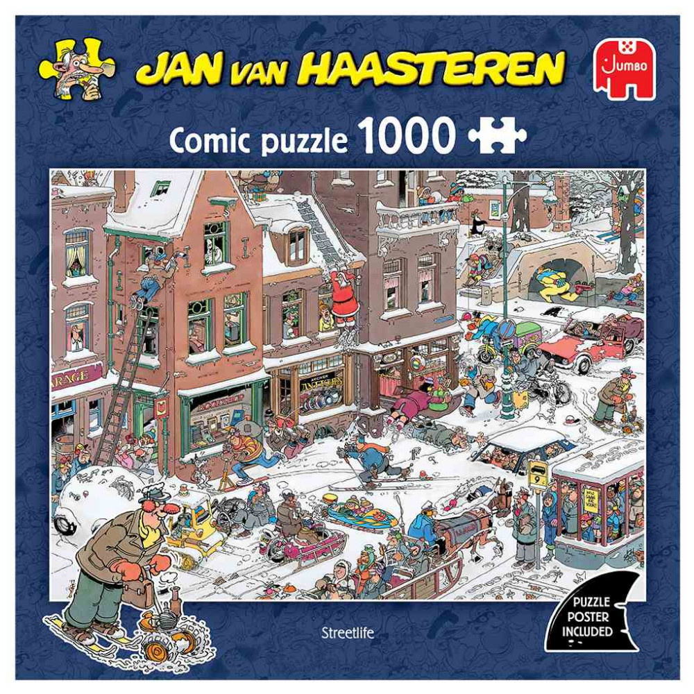 Jan van Haasteren Palapeli: Streetlife 1000 Palaa