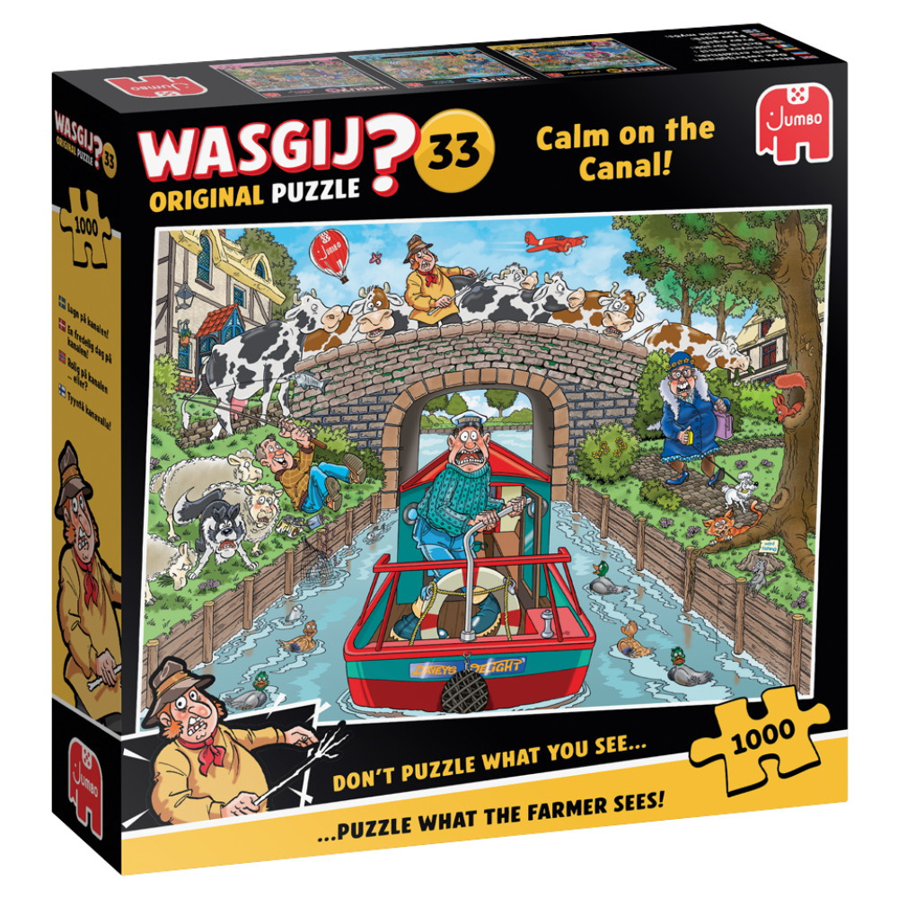 Wasgij? Original #33 - Calm on the Canal 1000 Palaa
