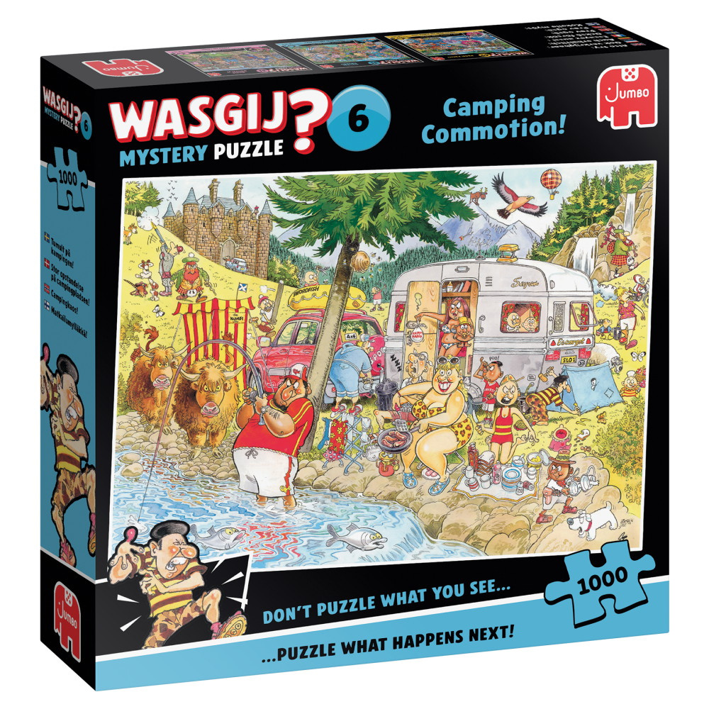 Wasgij? Mystery #6 - Camping Commotion! 1000 Palaa