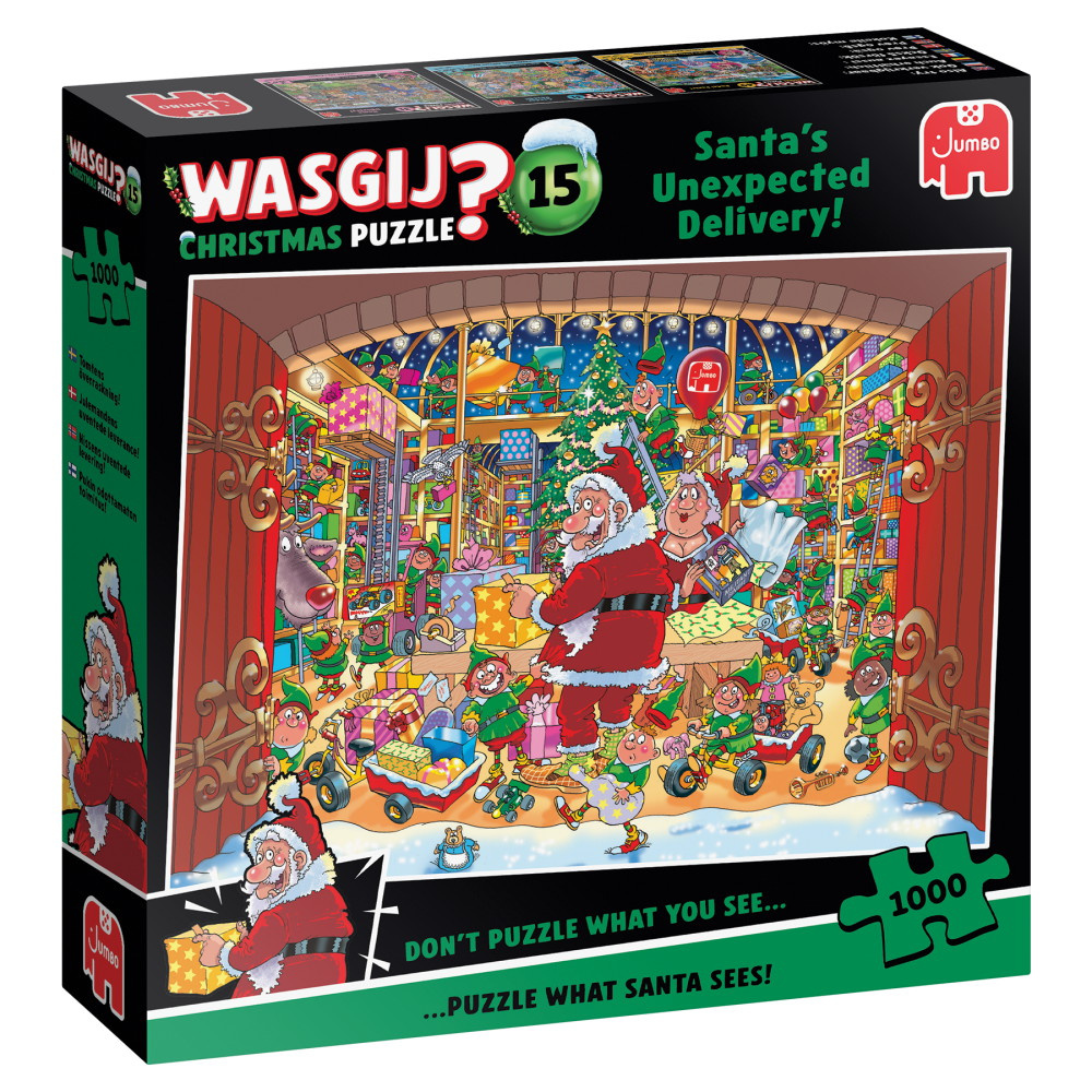 Wasgij? Christmas #15 - Santa's Unexpected Delivery! - 1000 Palaa