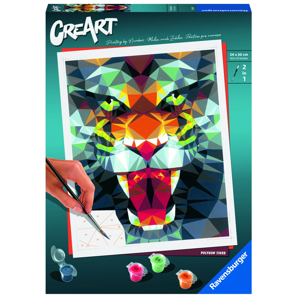 CreArt Polygon Tiger