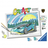 CreArt - Sininen Lamborghini