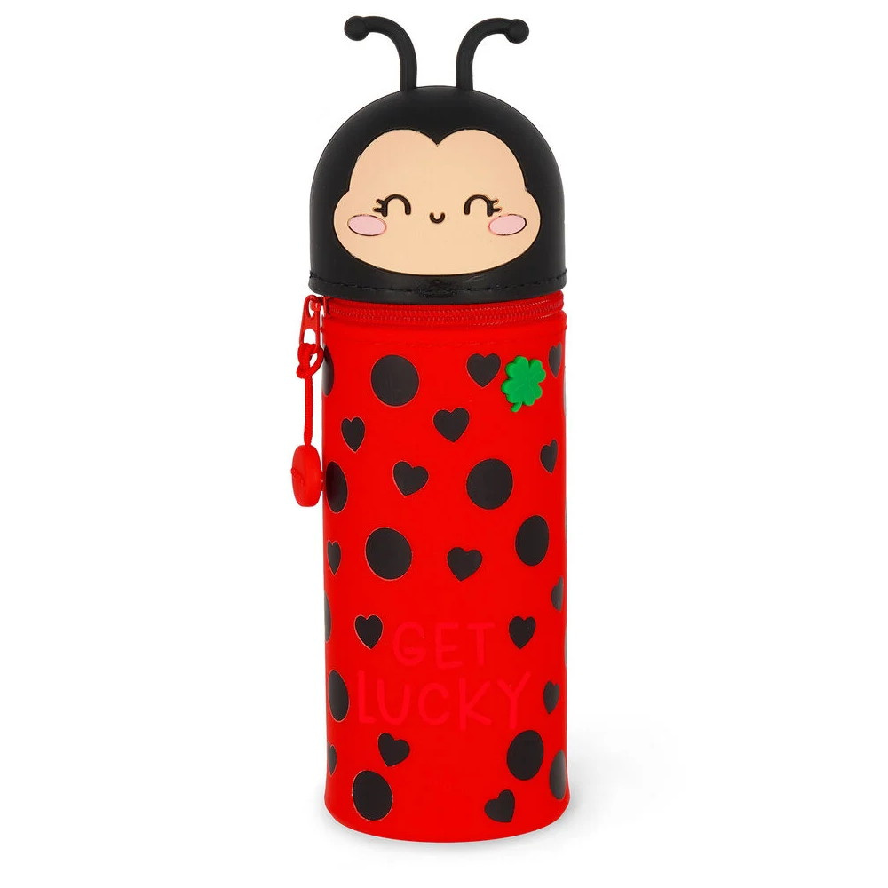 Silikonista valmistettu kynäkotelo - Ladybug