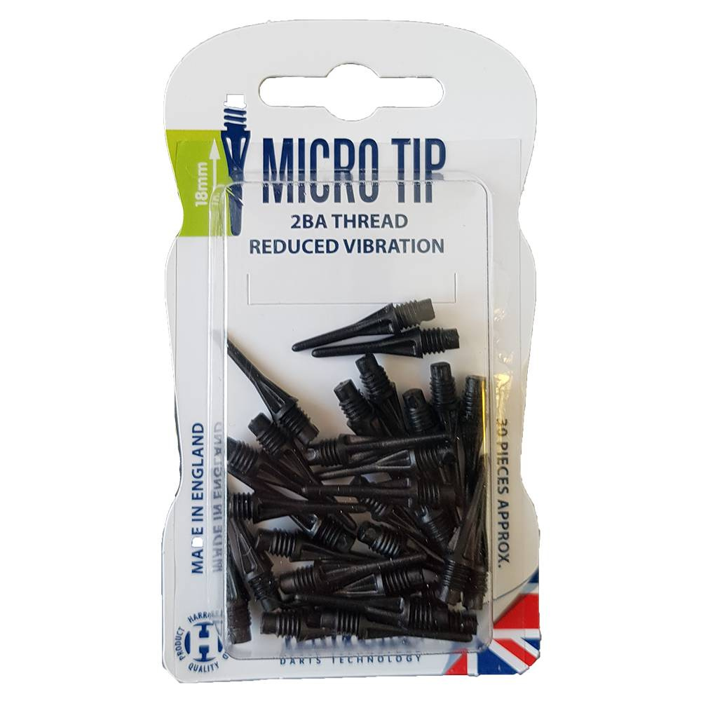 Harrows Micro Softtips 30pcs - musta