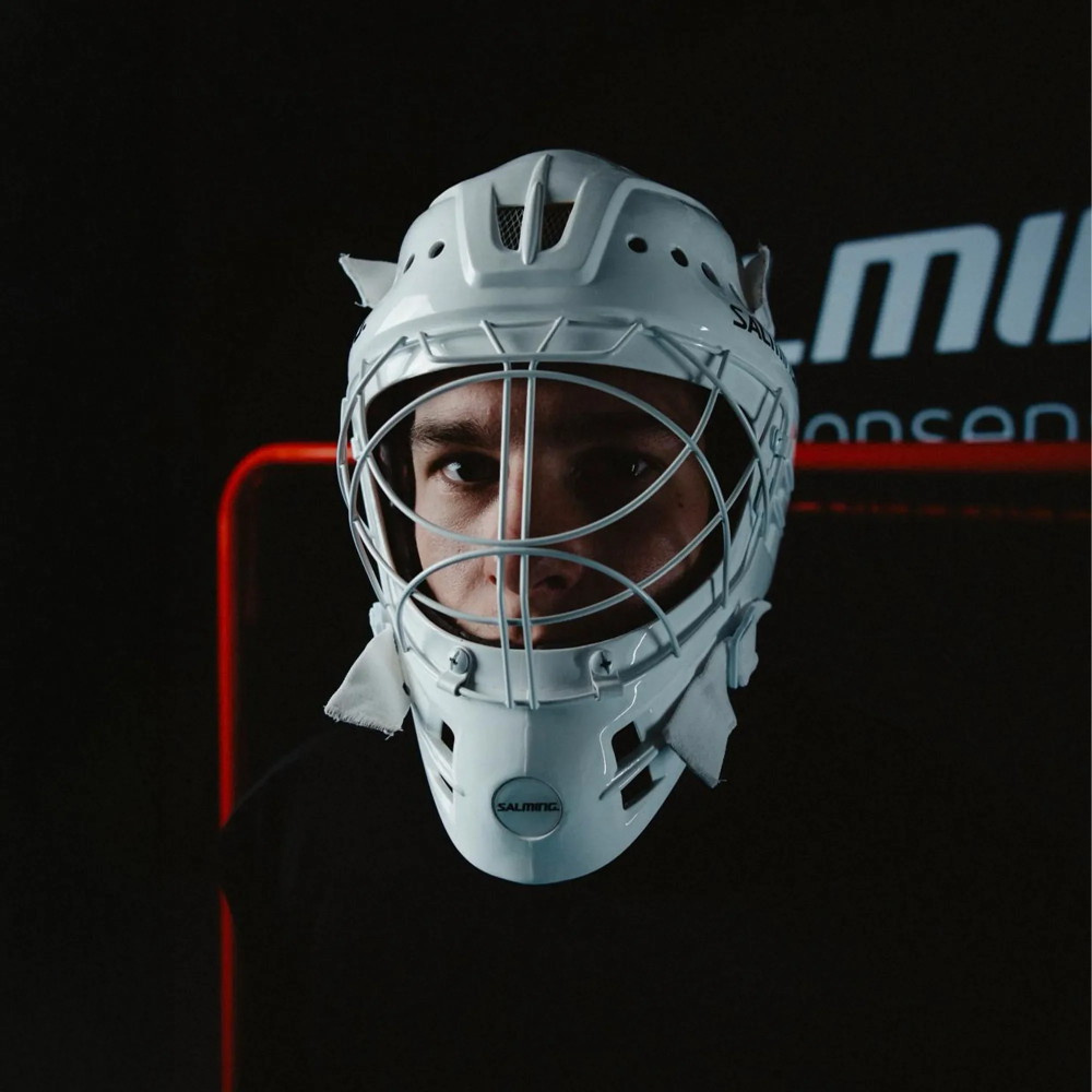 Salming Phoenix Elite Maalivahdin Kypärä, Valkoinen