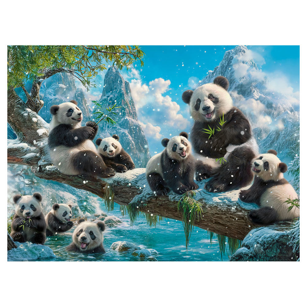 Castorland - Pandas Winter Fun 2000 pc