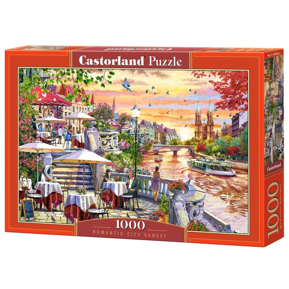 Castorland - Romantic City Sunset 1000 Palaa