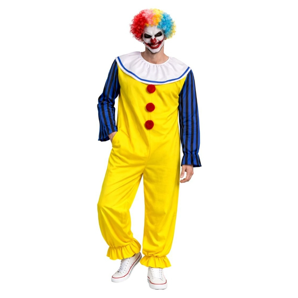 Scary Clown Man with Wig