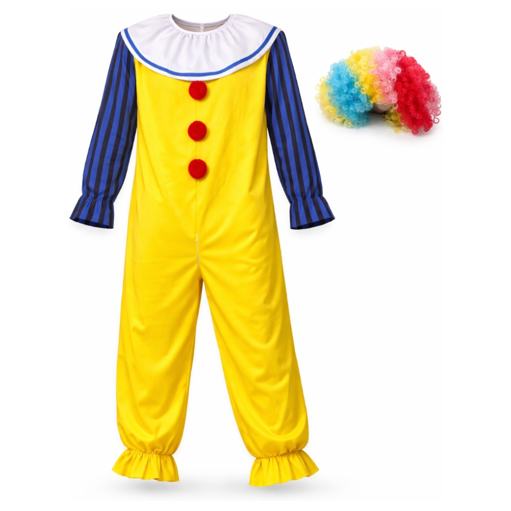 Scary Clown Man with Wig