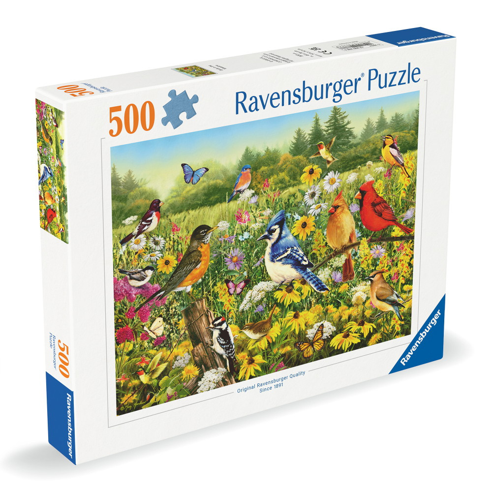 Ravensburger: Birds In The Meadow 500 Palaa
