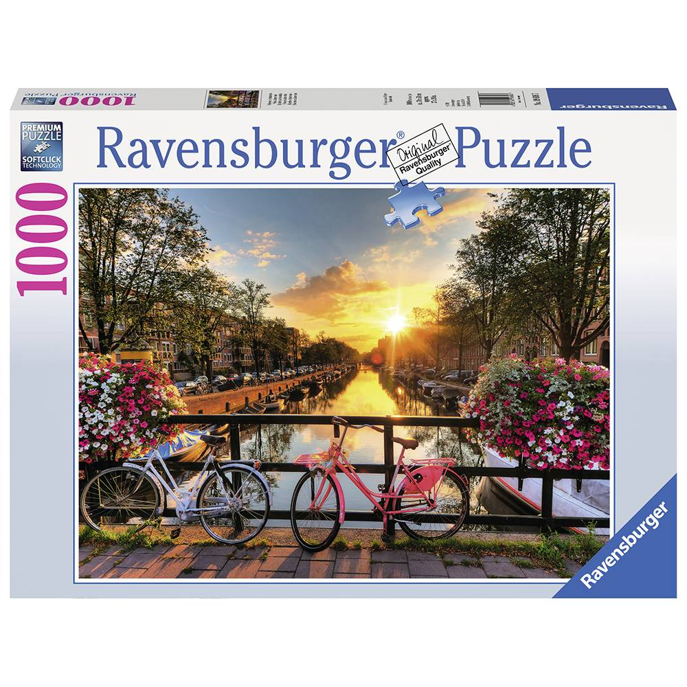 Ravensburger: Bicycles in Amsterdam 1000 palaa