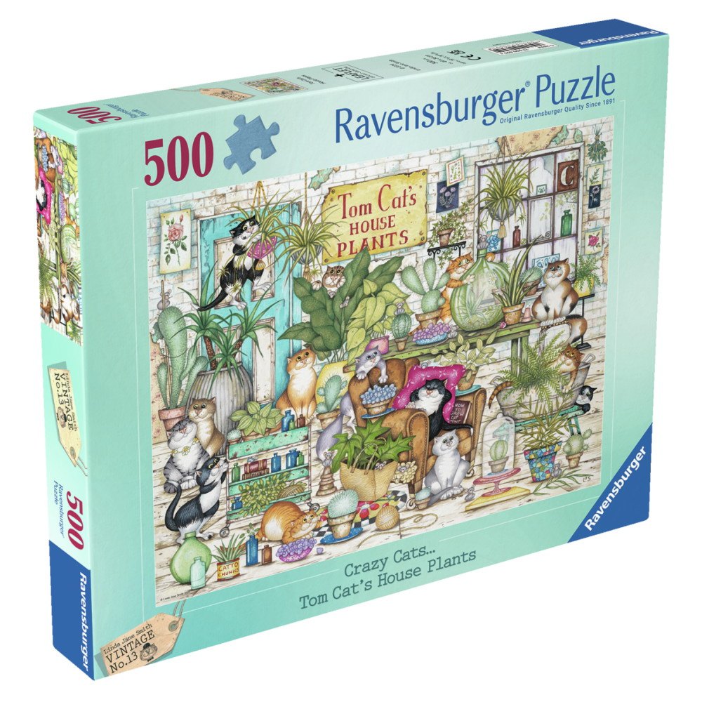 Ravensburger - Tom Cat's House Plant 500 Palaa
