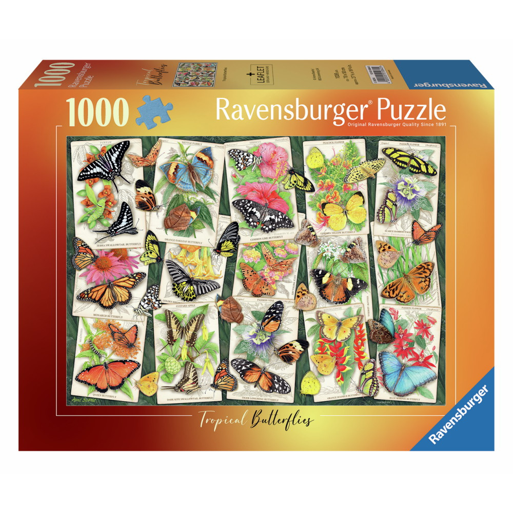 Ravensburger: Tropical Butterflies 1000 Palaa