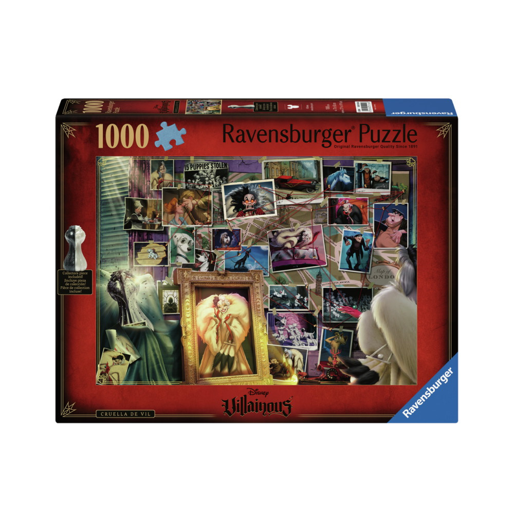 Ravensburger Puzzle: Villainous - Cruella de Vil 1000 pieces