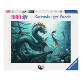 Ravensburger: Enchanted Depths Dragon Mermaid 1000 Palaa Ravensburger: Enchanted Depths Dragon Mermaid 1000 Palaa