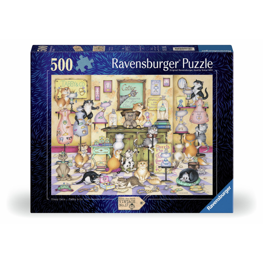Ravensburger: Crazy Cats Taby & Co. 500 Palaa