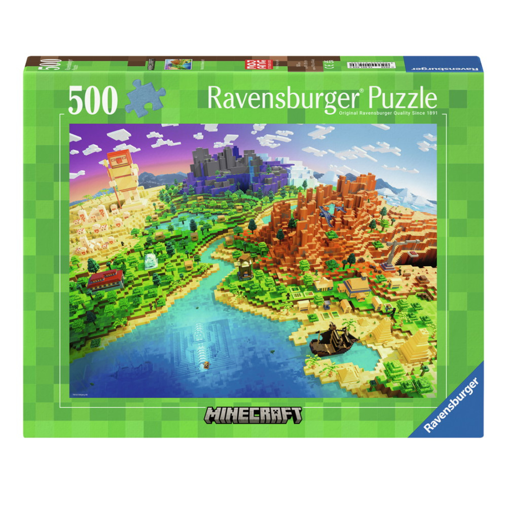Ravensburger: World of Minecraft 500 Palaa