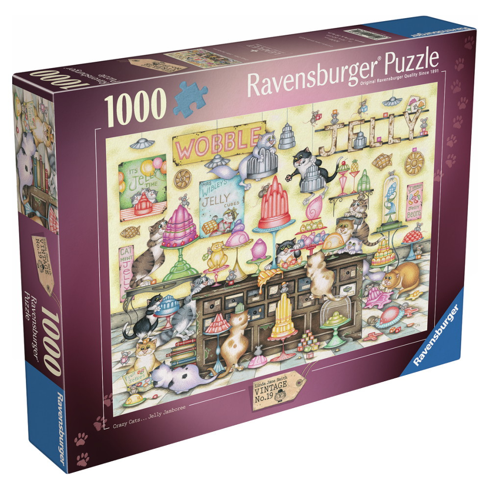 Ravensburger: Crazy Cats... Jelly Jamboree 1000 Palaa