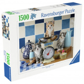 Ravensburger: Kittens in the Kitchen 1500 Palaa Ravensburger: Kittens in the Kitchen 1500 Palaa