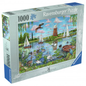 Ravensburger: Life Along the Broads 1000 Palaa Ravensburger: Life Along the Broads 1000 Palaa