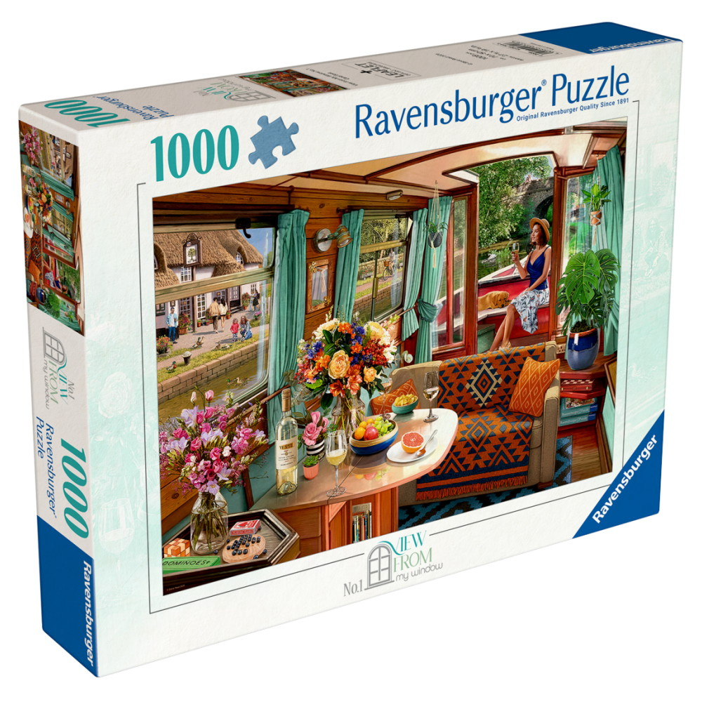 Ravensburger: View from My Window No. 1 Canal Boat 1000 Palaa