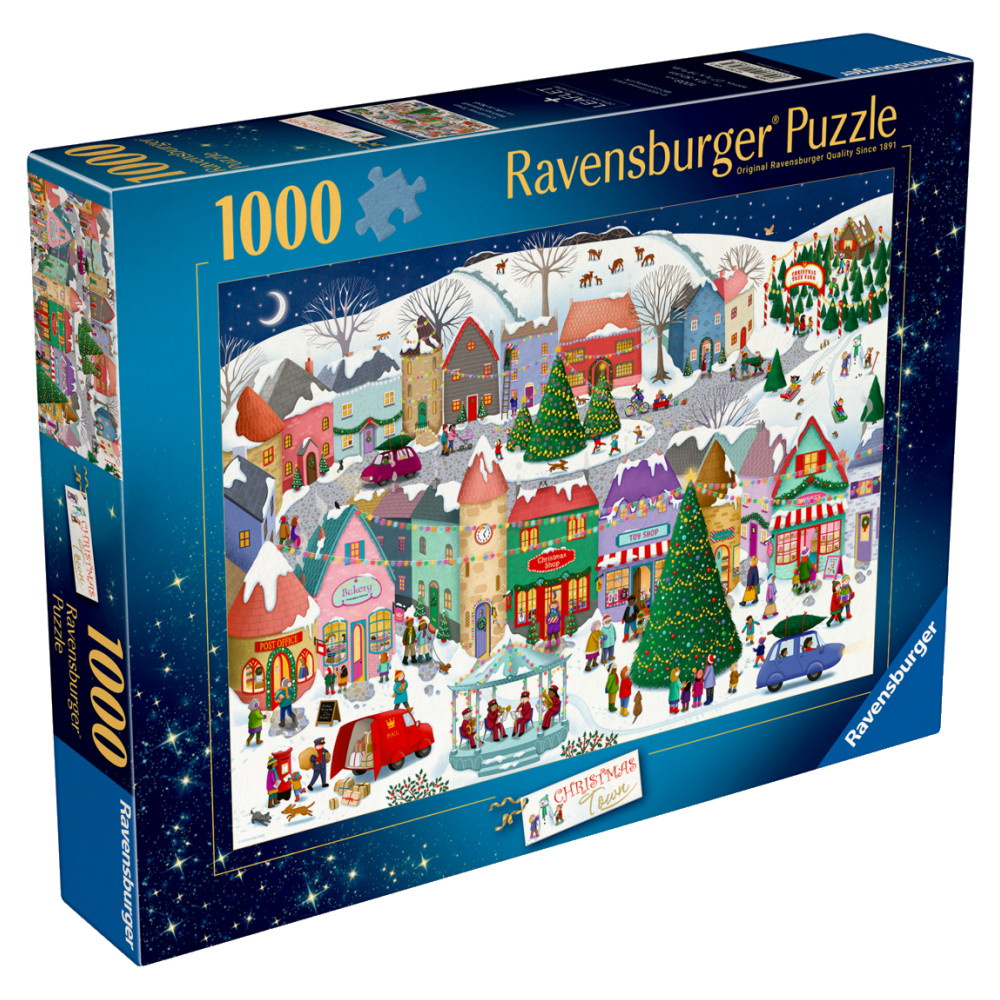 Ravensburger: Christmas Town 1000 Palaa
