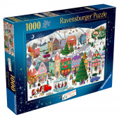Ravensburger: Christmas Town 1000 Palaa Ravensburger: Christmas Town 1000 Palaa