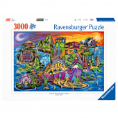 Ravensburger: Isle of Sights 3000 Palaa Ravensburger: Isle of Sights 3000 Palaa