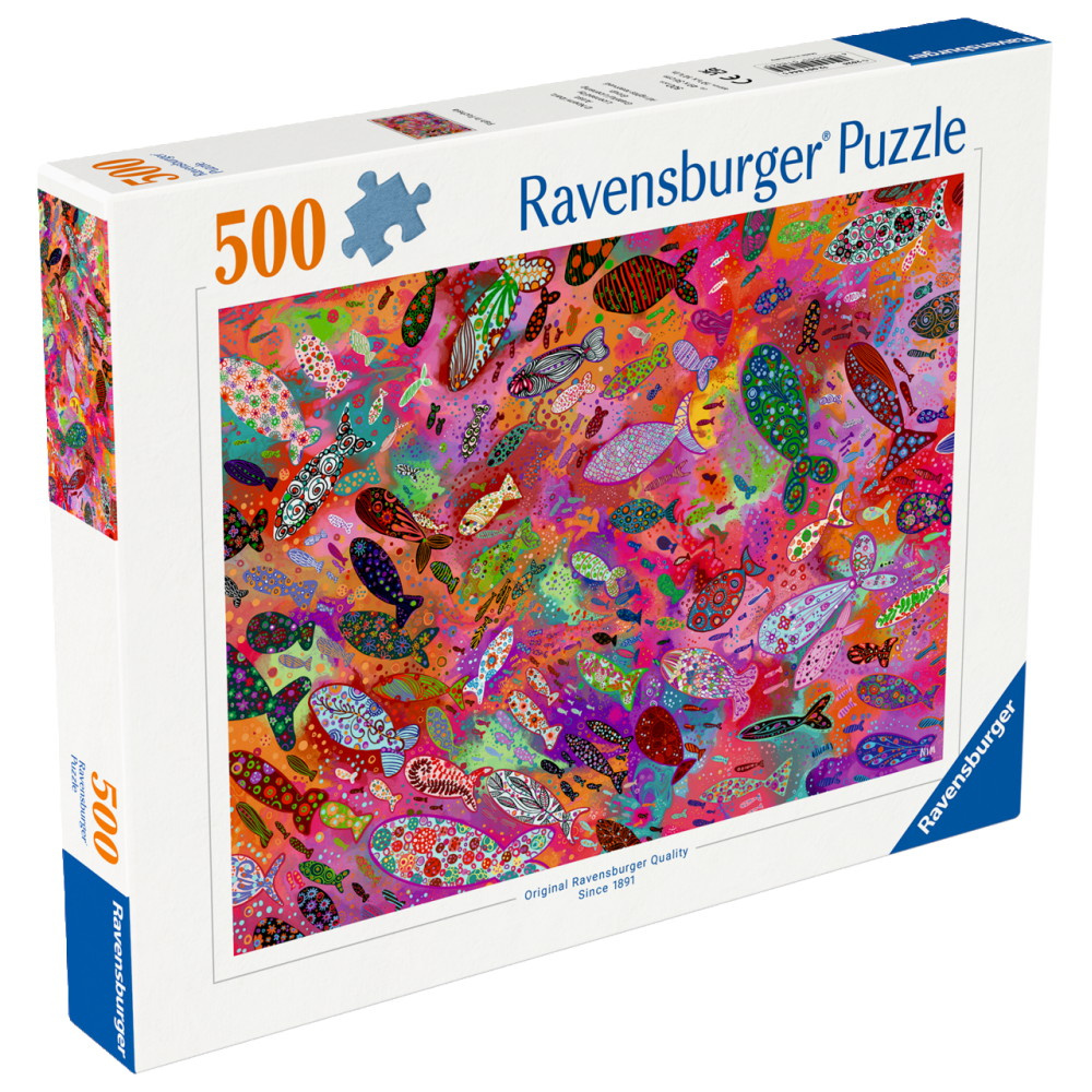 Ravensburger: Fish in Fuchsia 500 Palaa