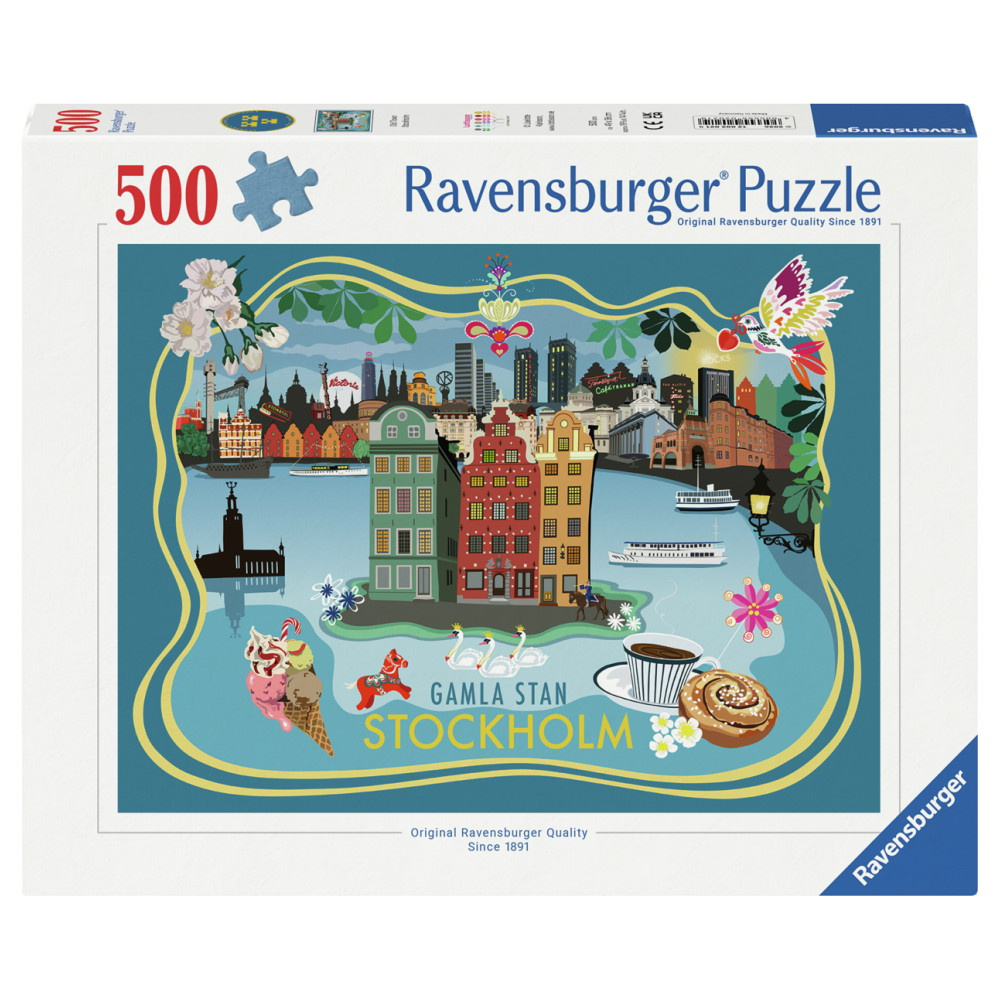 Ravensburger: Old Town, Stockholm 500 Palaa
