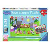 Ravensburger: Peppa Pig 2x24 Palaa Ravensburger: Peppa Pig 2x24 Palaa