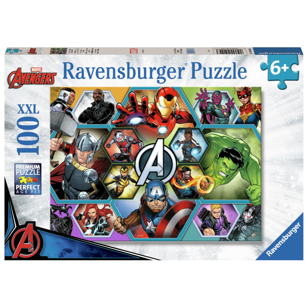 Ravensburger: Marvel Avengers 100 XXL Palaa