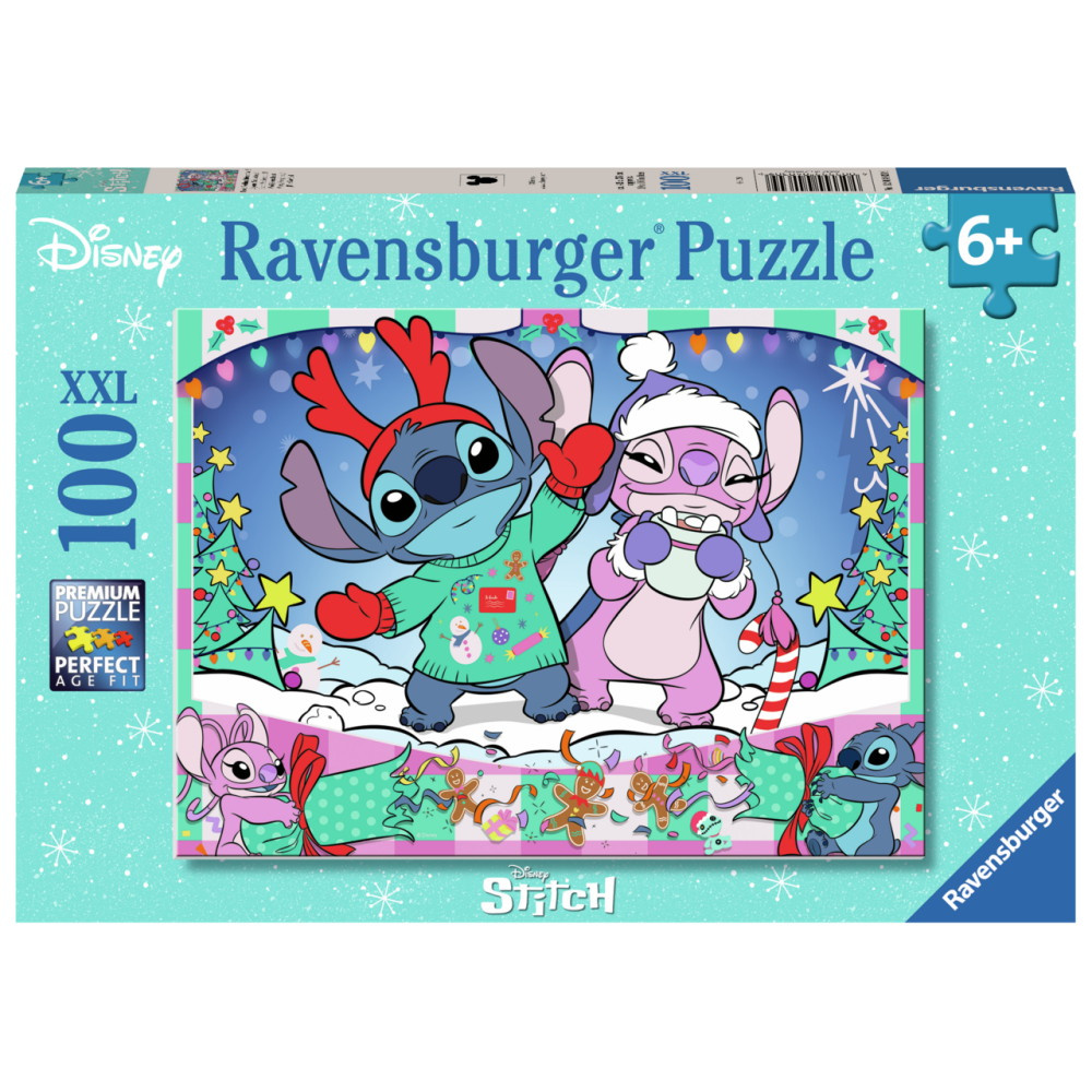 Ravensburger: Disney Stitch Joulu 100 XXL Palaa
