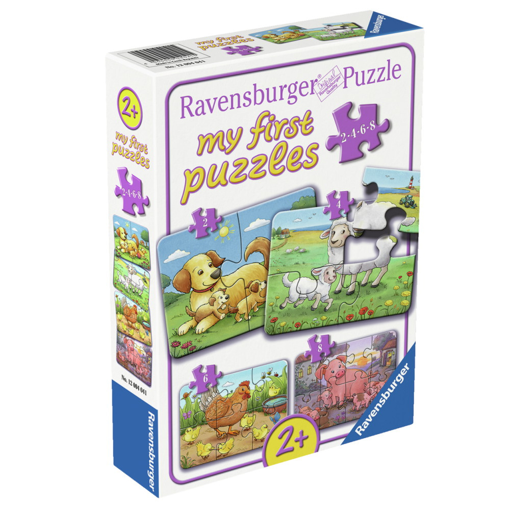 Ravensburger: Maatilaeläinperheet 2-8 Palaa
