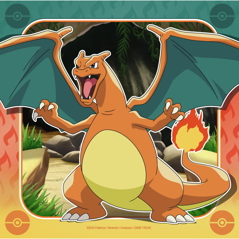 Ravensburger: Pikachu, Charizard and Eevee! 3x49 Palaa