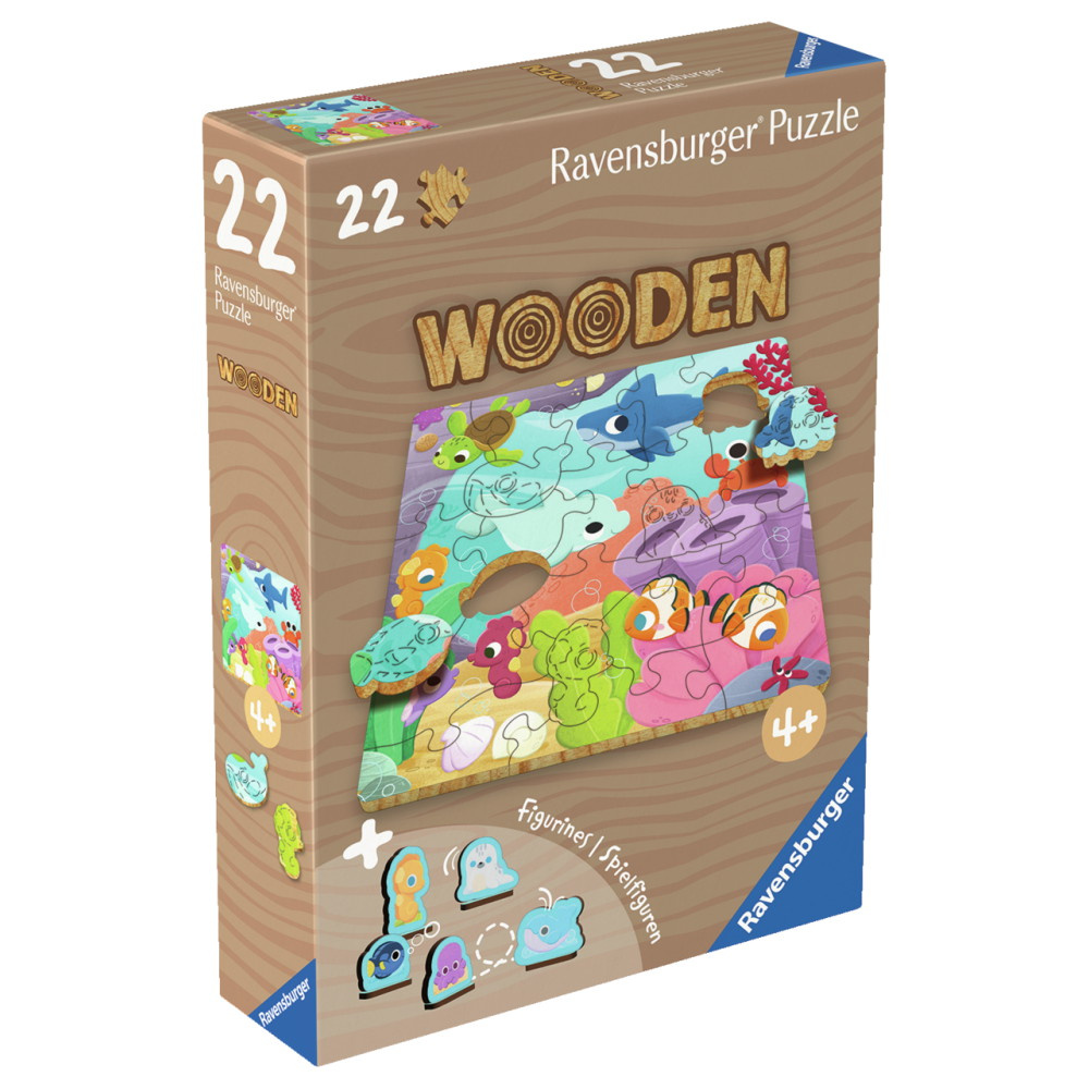 Ravensburger Wooden - Underwater 22 Palaa