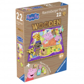 Ravensburger Wooden - Peppa Pig Friendship Party 22 Palaa Ravensburger Wooden - Peppa Pig Friendship Party 22 Palaa
