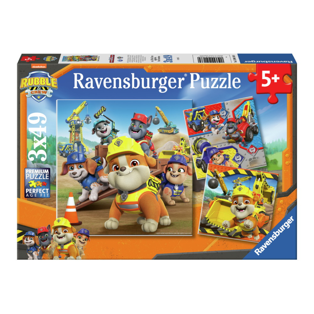 Ravensburger: Rubble & Crew Work Vechicles 3x49 Palaa