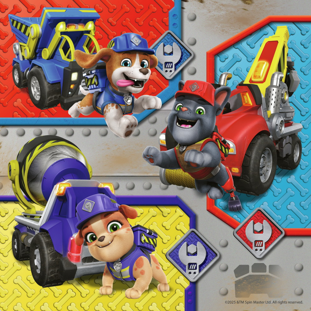 Ravensburger: Rubble & Crew Work Vechicles 3x49 Palaa