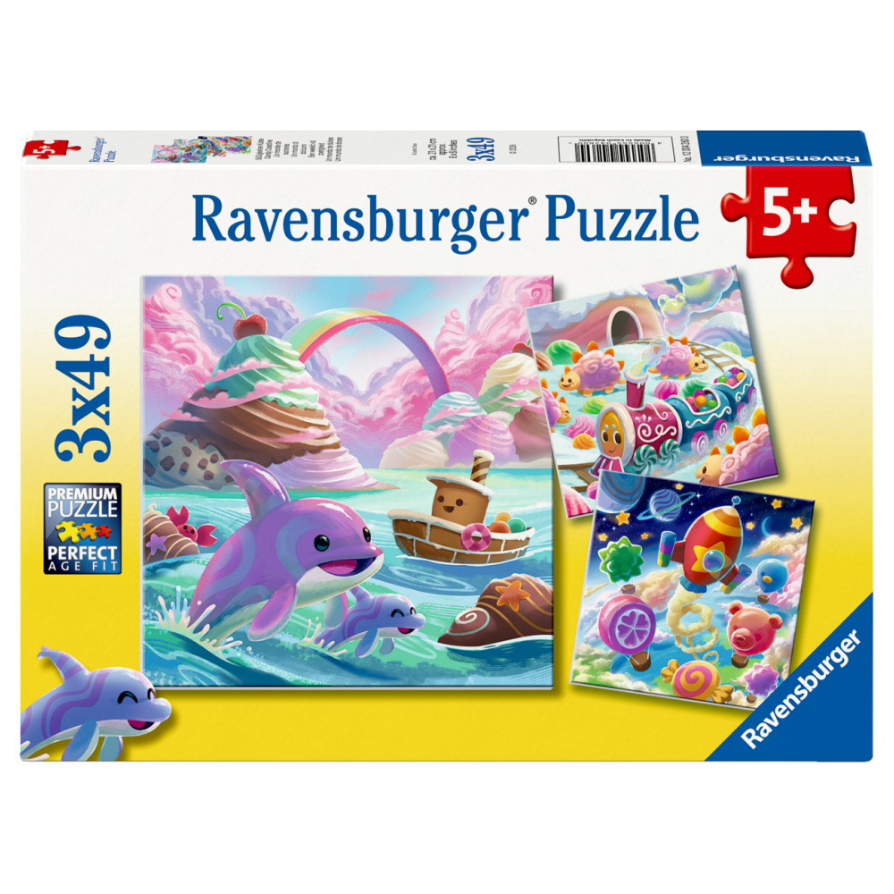 Ravensburger: Candy Coastline 3x49 Palaa