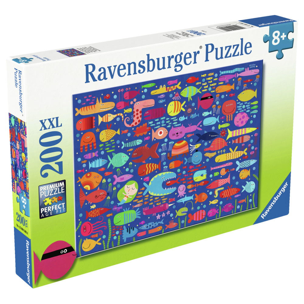 Ravensburger: Funny Fish Friends 200 XXL Palaa
