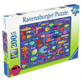 Ravensburger: Funny Fish Friends 200 XXL Palaa Ravensburger: Funny Fish Friends 200 XXL Palaa