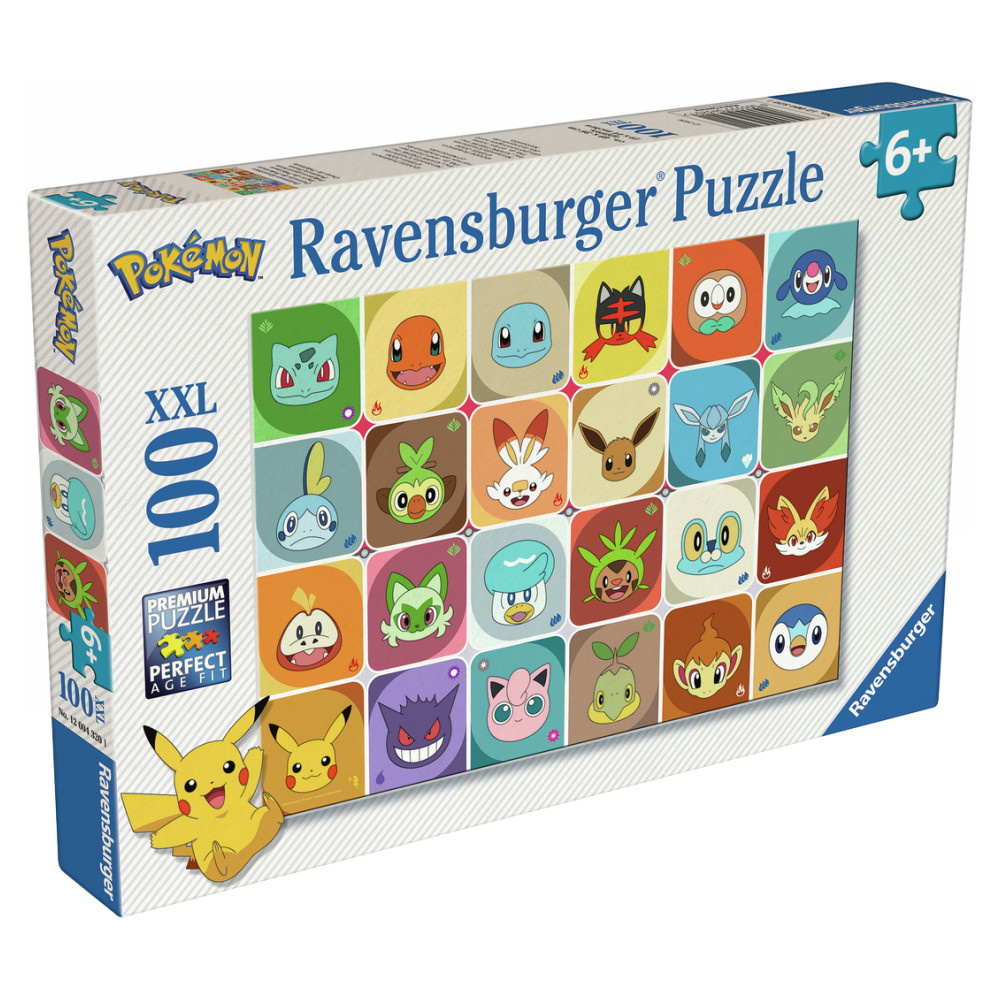 Ravensburger: Pokémon Faces 100 XXL Palaa