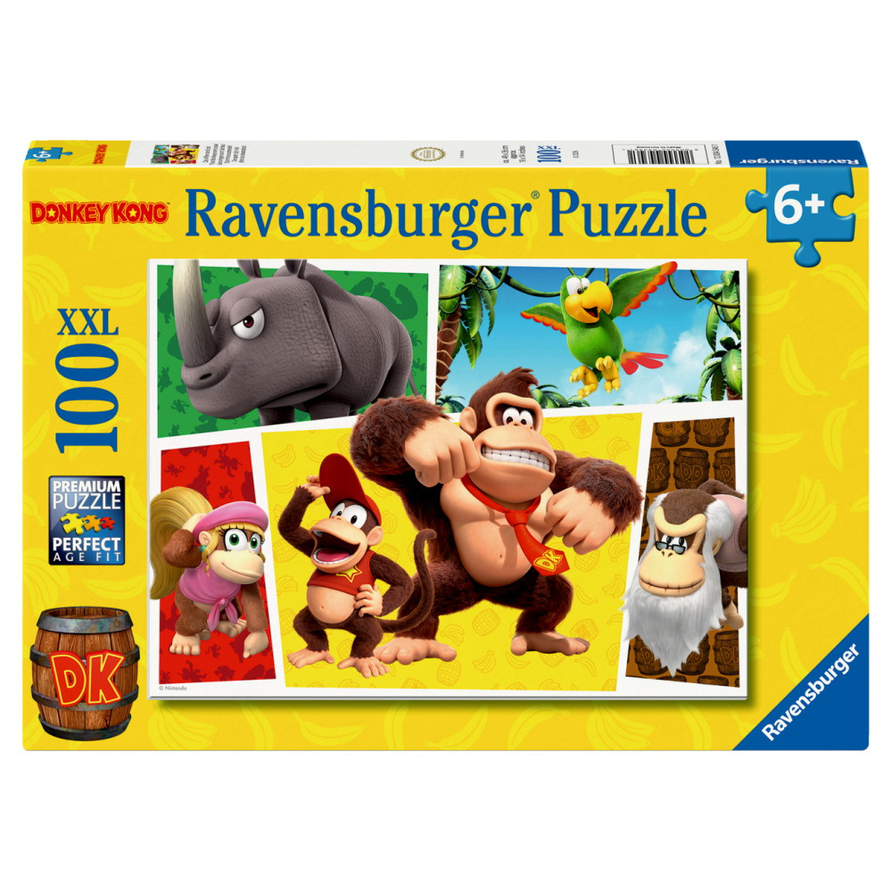 Ravensburger: Donkey Kong The Monkeys are loose! 100 XXL Palaa