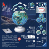 Ravensburger 3D - Maapallo Yövalolla 73 Palaa Ravensburger 3D - Maapallo Yövalolla 73 Palaa