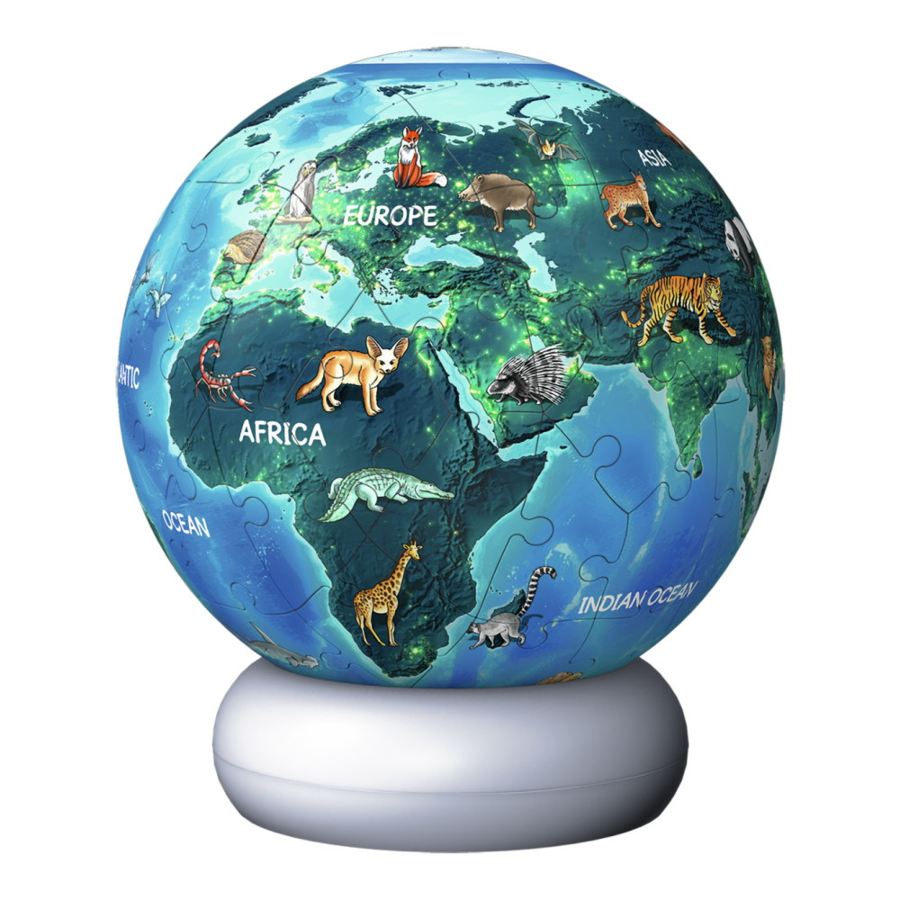 Ravensburger 3D - Maapallo Yövalolla 73 Palaa