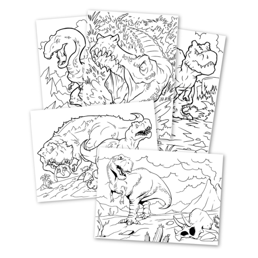 Värityskirja Dinosaurukset